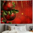thumbnail image 2 of Orinice Ornaments Holly Berry Christmas Tapestry Wall Hanging Unique Style Home Wall Decor Art for Living Room Bedroom Apartment Farmhouse Dorm 40x60inch, 2 of 6