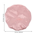 thumbnail image 2 of unbranded Gorro Rosa De Satén Para Cuidado Del Con Único Para Adulto, 2 of 6
