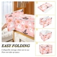 thumbnail image 2 of Yayeee Collapsible Cube Storage Bin with Lid Fabric Closet Decorative Basket with Handles, Cute Pink Halloween, 2 of 7