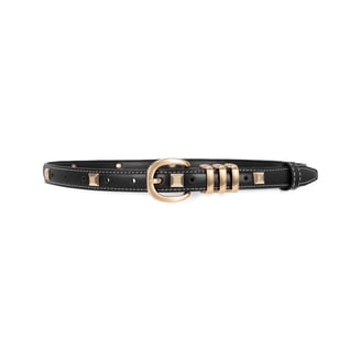 9163 Women\'s Metallic Star Notch Belt CTM Women main image 4
