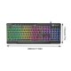 thumbnail image 5 of Teclado 104 teclas Computadora Bordes redondeados de 45 grados para Windows PC negro, 5 of 8