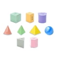 thumbnail image 4 of arctrm 9 Pieces Geometric Solid Blocks Pattern Set Three Dimensional Shapes Educational 9pcs, 4 of 10