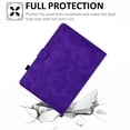 thumbnail image 4 of Dteck Case For Samsung Galaxy Tab A 8.0 inch T290 T295,Magnetic Leather Card Wallet Case Shockproof Rubber Kickstand Cover,Purple, 4 of 5