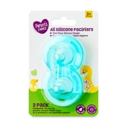 Parent's Choice All Silicone Pacifier, 3 Months+, Unisex, 2 Pack