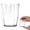 Z-2-Clear-2.2x3.19 Inch, variant on Plastic Drinking Glasses, Plastic Cups Reusable, Stackable Water Tumblers, Restaurant Style Drinking Glasses, Lightweight Shatterproof Drinking Cups for Home Kitchen Daily Use 1Pcs