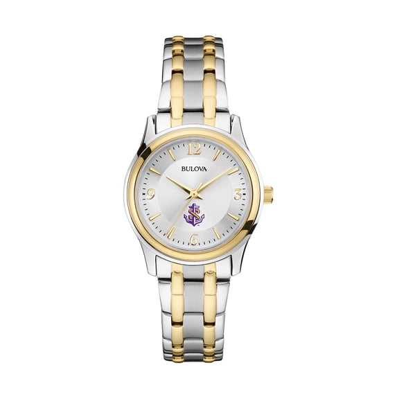 Women's Bulova Silver/Gold LSU Shreveport Pilots Classic Two-Tone Round Watch