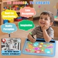 thumbnail image 3 of Tablero de dibujo LED YONHAN 16 para niños con 7 colores recargables, 3 of 8