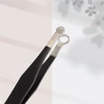 thumbnail image 4 of Unique Bargains 1 Set Round Head Nose Hair Tweezers Nose Hair Trimming Tweezers Black 3.31"x0.35" Eyebrow Clippers, 4 of 5