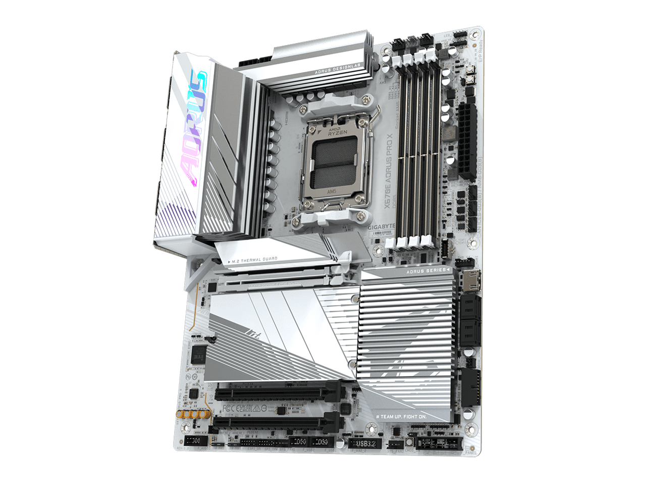 GIGABYTE X670E AORUS PRO X ATX AM5 Ryzen 7000/8000/9000 Motherboard, X670E AORUS PRO X