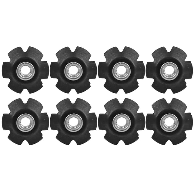 8 tapones expansores para tuercas de estrella de bicicleta MTB, se adaptan a horquillas de 28,6 mm/1,1 pulgadas, accesorios de actualización de bicicleta