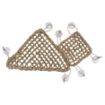 thumbnail image 1 of MasteelfCA 1 Set Lizard Hammock Lizard Cushion Woven Pet Mat Pet Supply (Light Brown), 1 of 7