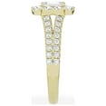 thumbnail image 7 of Unique Moments 2.00 ct Lab Grown Radiant Halo Diamond Engagement Ring Split Shank 14K Yellow Gold, 7 of 7