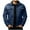 Navy Denim Jacket, variant on YLSDY Men's Fashion Denim Jacket Button Up Long Sleeve Cotton Jacket Classic Outwear Solid Color Regular Fit Trendy Coat Black XXXL