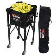 Angle View: GAMMA Tennis EZ Travel Cart 150 Ball Hopper