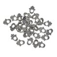 thumbnail image 2 of 30 Unidades De Aleación De Plata Tibetana En Blanco Hamsa Forma De La Mano Del Ojo Malvado Granos Sueltos Del Espaciador Que Hace La Joyería De Los Para DIY Collar De La Sunnimix Beads de aleación espaciador, 2 of 8