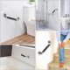thumbnail image 5 of 2 piezas de manija de bañera, barra de apoyo antideslizante para baño de 33 cm, barra de apoyo de acero inoxidable montada en la pared, manija de ducha para personas mayores, discapacitadas, niños y e, 5 of 5