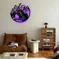 thumbnail image 5 of Music Themed LED Vinyl Record Wall Clock,Silent Wall Clock,Wall Decorative Clock, 5 of 8
