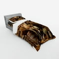 thumbnail image 2 of Ambesonne Rustic Bedding Set 3 Pcs, Grunge Old Glory Barn Cow, Twin, Amber and Caramel, 2 of 2