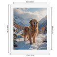 thumbnail image 2 of Paint by Numbers Kit for Adults, Golden Retriever Snowy Mountain Landscape Paint by Numbers, Easy Paint by Numbers Kit for Adults Beginner, DIY Adult Paint by Number Kits on Canvas, Home Decor, 2 of 7