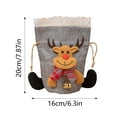 thumbnail image 2 of Christmas Doll Bag Mini Wrap Bags with Drawstring for Holiday Parties - Reusable Candy Shaped Decorative Packaging for Children, 2 of 3