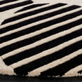 thumbnail image 3 of SAFAVIEH Chatham Jolanta Abstract Area Rug, Ivory/Black, 6' x 6' Round, 3 of 7