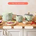 thumbnail image 6 of Beautiful 3-Cup Cooked, 1-Cup Uncooked Portable Rice and Soup Cooker with EverGood Ceramic Nonstick Coating, Sage Green by Drew Barrymore, 6 of 13