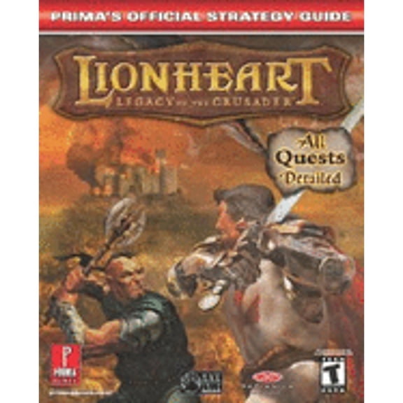Pre-Owned Lionheart: Legacy of the Crusader: Prima's Official Strategy Guide (Paperback) by Scruffy Productions, Debra Lockridge