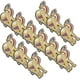 thumbnail image 3 of 12 Uds. De pegatinas de tela bordadas, apliques con motivos, parches de hierro, manualidades, costura, 3 of 14