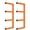 E– 2 Pack, 4-Tier, variant on 2-pack Lumber Storrack  Wood Racks Wall Mount Heavy Duty Garorganizer With 4-level System Orange Utility Organization Up 800 Lbs Metal Shfor Indoor And Outdoor