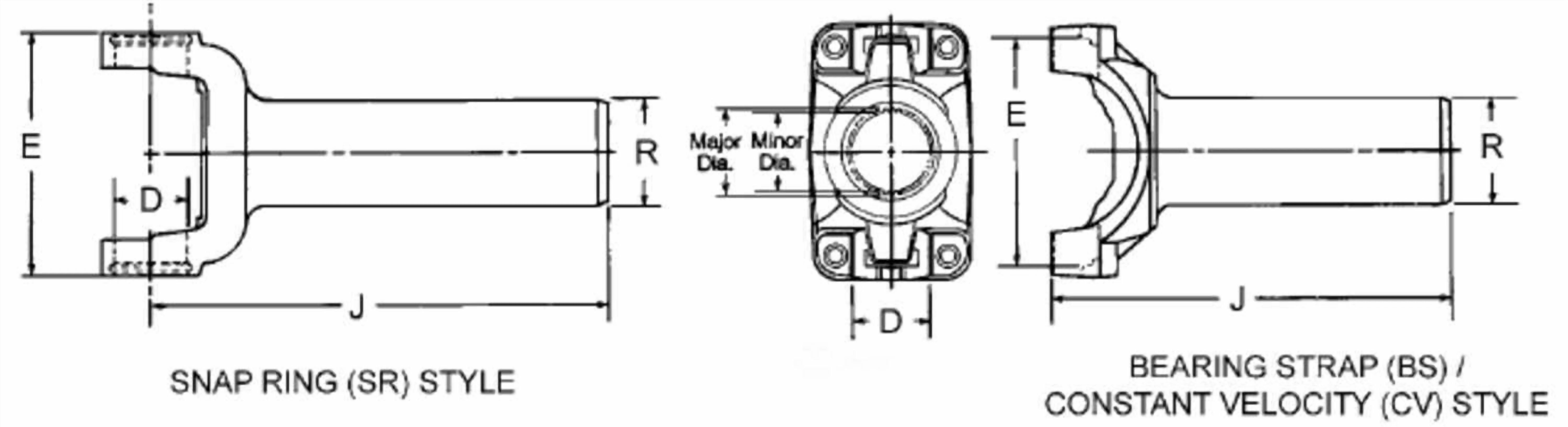 Spicer 3-3-6441X Slip Yoke Assembly Fits select: 1999-2007 CHEVROLET SILVERADO, 1999-2007 GMC NEW SIERRA
