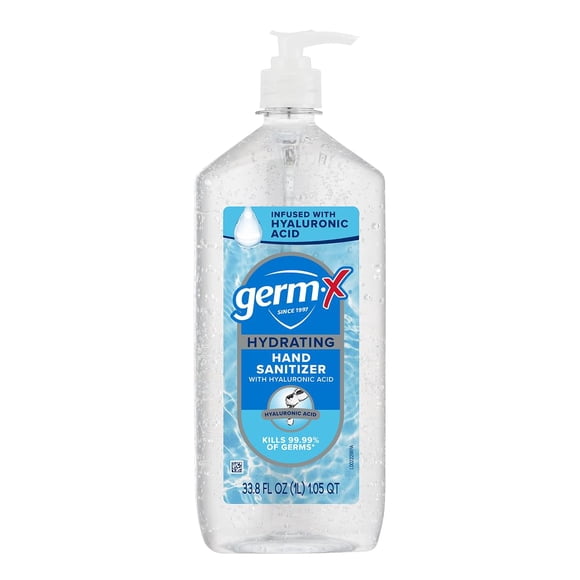 Gel desinfectante para manos Germ-X hidratante con ácido hialurónico 1 L