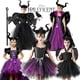 thumbnail image 2 of Disfraz de maléfica de Disney para niñas, vestido de Halloween, elegante bautizo, Glam Gownprom, Cosplay para niños, ropa de bruja de Reina demonio, 2 of 5