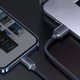 thumbnail image 3 of Cable Lightning Para iPhone Baseus Crystal USB a Reforzado 2.4A 2m Negro Baseus BSCBCRY24A2M, 3 of 8