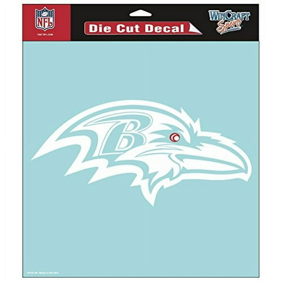 Calcomanías Recortadas WinCraft NFL Baltimore Ravens 8 x 8