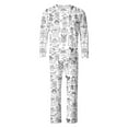 thumbnail image 3 of Aihuaihua Family Christmas Colorable Pajama Matching Sets DIY Hand Painted Sleepwear Xmas Cute Funny Colouring Pjs 2 Piece Sets Holiday Party Outfits, 3 of 7