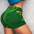 thumbnail image 4 of KLL St Patrick's day Pattern Workout Shorts for Women Scrunch Short Gym Yoga Running Sport Active Exercise Fitness Shorts-XX-Large, 4 of 8