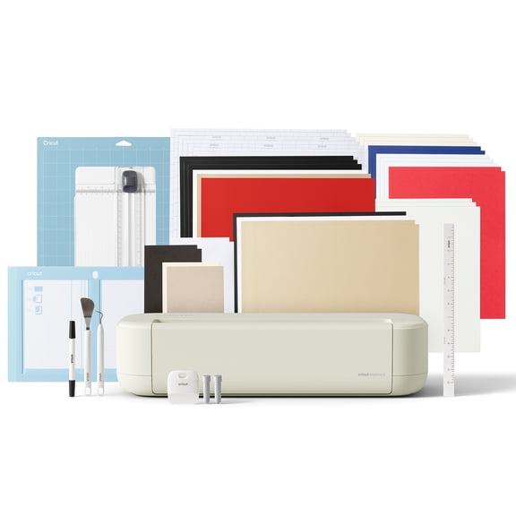 Cricut Explore® 5 Cutting Machine Essential Bundle, Taupe