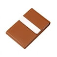 thumbnail image 4 of Business Card Holder Storage Bag Leather Card Metal Box Business Supplies Portable Vertical Type, 4 of 6