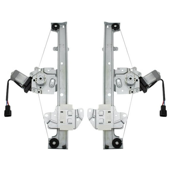 Front Window Regulator and Motor Kit 2 Piece - Compatible with 2013 - 2019 Nissan Sentra 2014 2015 2016 2017 2018