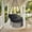 Black, variant on Resenkos 330 Lbs Load-Bearing Folding Macrame Swing Chair, 2 Detachable Pads for Patio, Bedroom and Sunroom, Navy