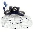 thumbnail image 3 of Coofit Bandeau de Fête avec Nœud pour Femmes avec Voile, 3 of 6