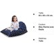 thumbnail image 5 of Five-pointed Star Patternstuffed Animal Storage Beanbag Kids Toy Organizer Plush Seat With Handle Premium Canvas Seat For Kids And Adults Comfortable, 5 of 5