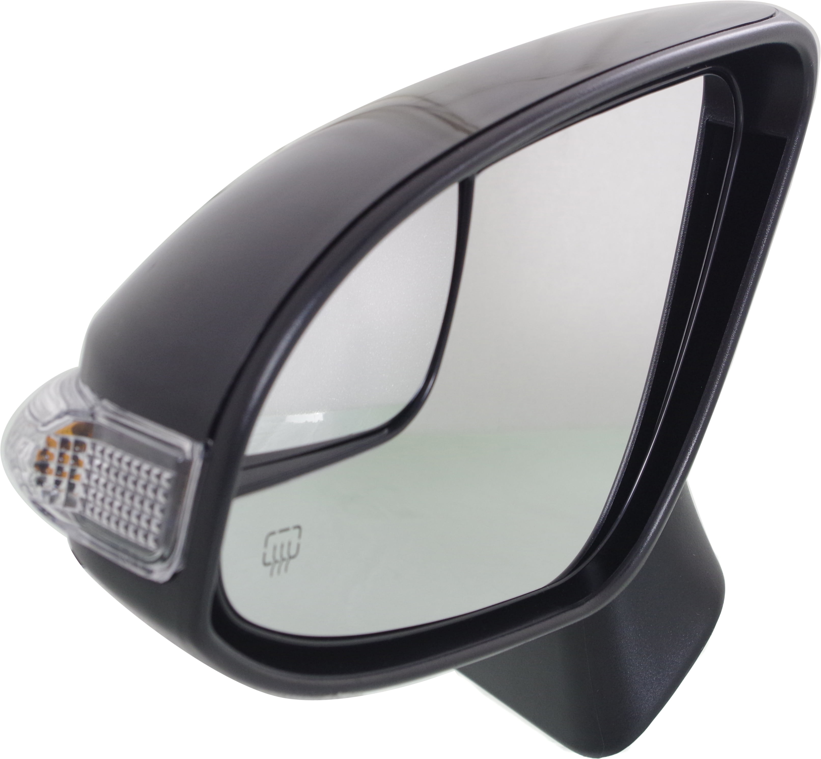 Mirror Compatible With 2013 Toyota Venza Left Driver Side Heated W/ Blind Spot Corner Glass In-Housing Signal Light Paintable Kool-Vue