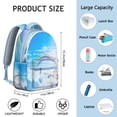 thumbnail image 4 of Sac à Dos Étudiants Cosmos Nébuleuse Design Céleste Galaxie, Sac d'École Durable et à Sangle Réglable pour Étudiants, 4 of 5