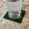 thumbnail image 2 of Green Lantern White Logo Low Profile Novelty Cork Coaster Set, 2 of 4