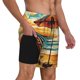 thumbnail image 2 of Fotbe Beach Umbrella Sunset Traje de Baño para Hombre – Shorts de Natación de Secado Rápido con Forro y Bolsillos-Medium, 2 of 6