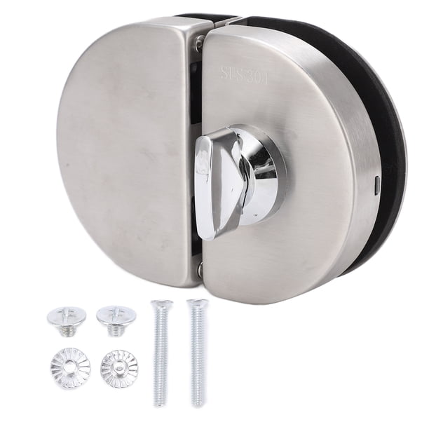 Cerradura de puerta de seguridad, Cerradura de puerta de vidrio Cerradura de puerta de vidrio de 97x65 mm Cerradura de control deslizante de empuje Meticulosamente diseñada Jadeshay A