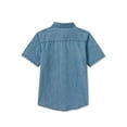 thumbnail image 2 of Wonder Nation Boys Woven Short Sleeve Shirt, Sizes 4-18 & Husky, 2 of 3