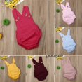 thumbnail image 2 of Nouveau-né Bébé Fille une Pièce Romper Rayure Vêtements d'Été Âge pour 0-3 Ans, 2 of 5