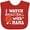 Red, variant on Inktastic I Watch Basketball with Mama Boys Baby Bib
